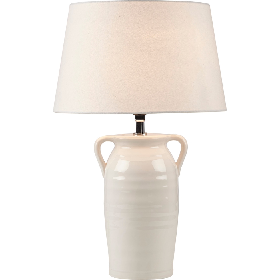 silvi white table lamp   