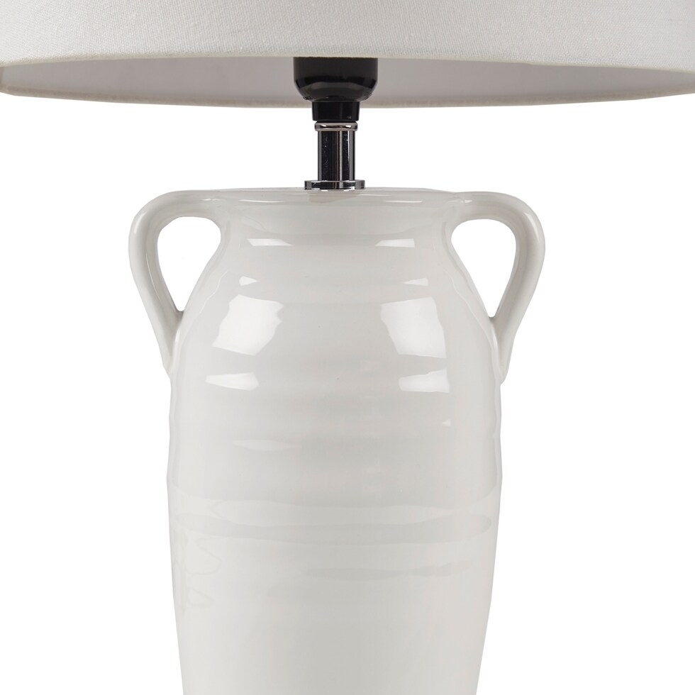 silvi white table lamp   