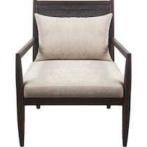 simms brown accent chair   