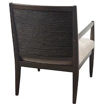 simms brown accent chair   