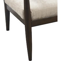 simms brown accent chair   