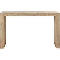 simona neutral console table   