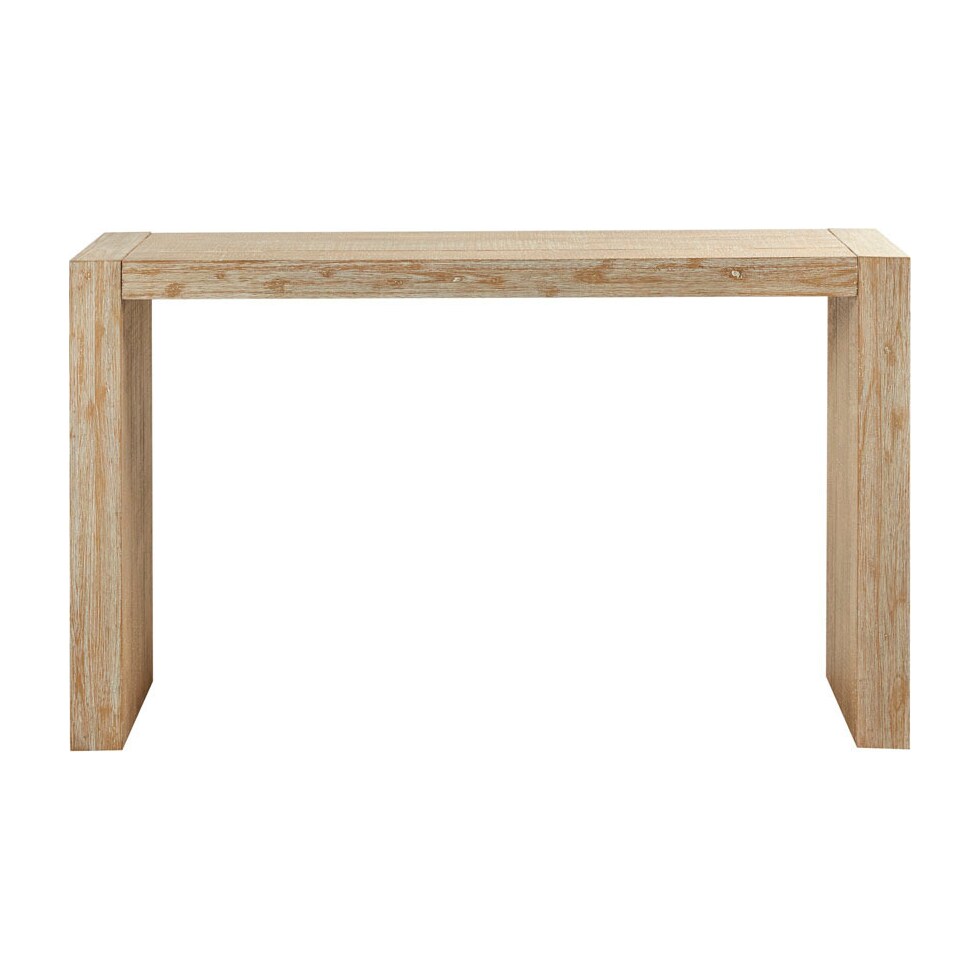 simona neutral console table   