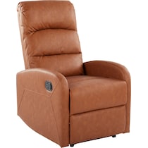 simone dark brown recliner   