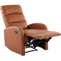 simone dark brown recliner   