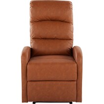 simone dark brown recliner   