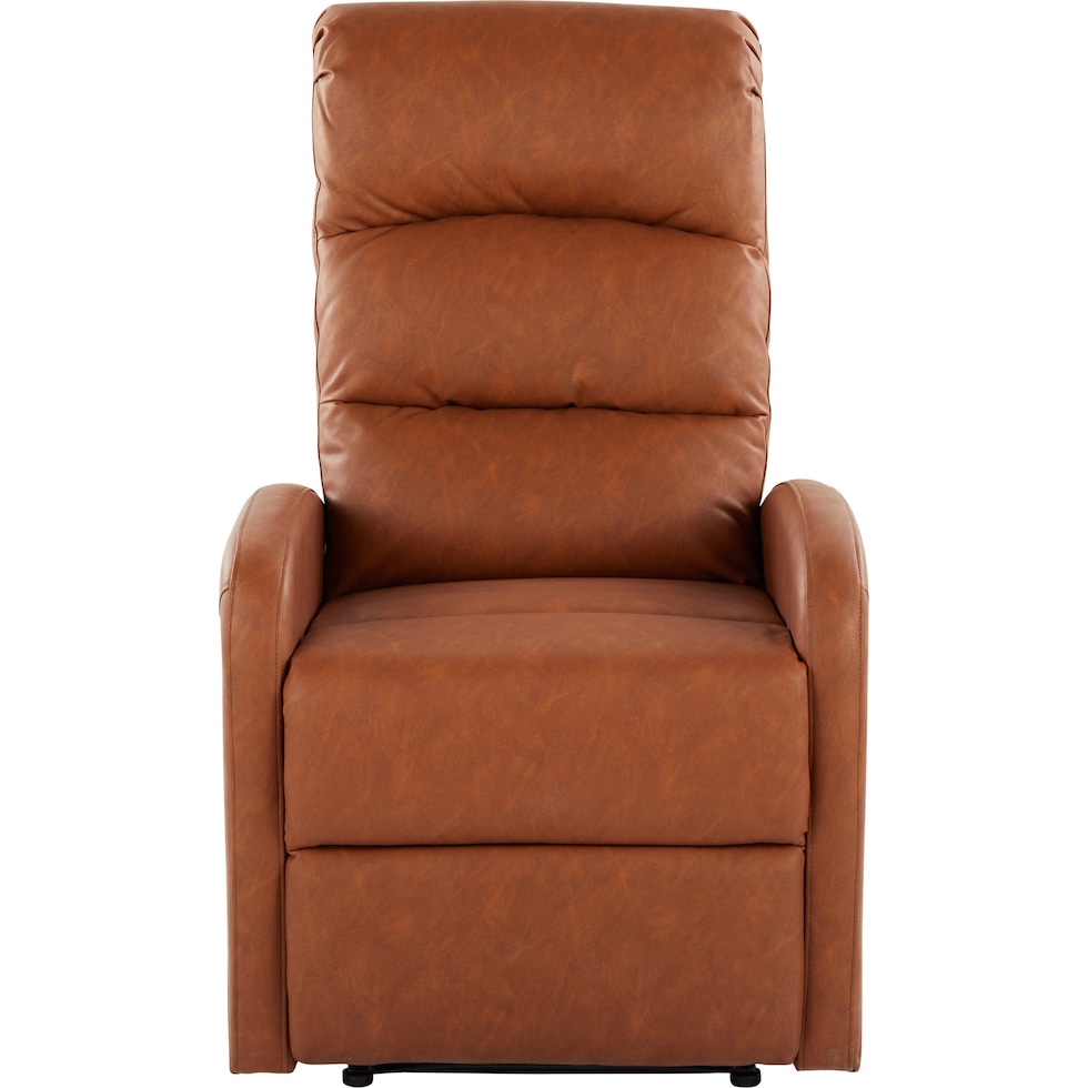 simone dark brown recliner   