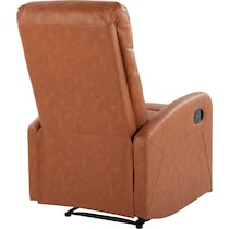 simone dark brown recliner   