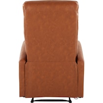 simone dark brown recliner   