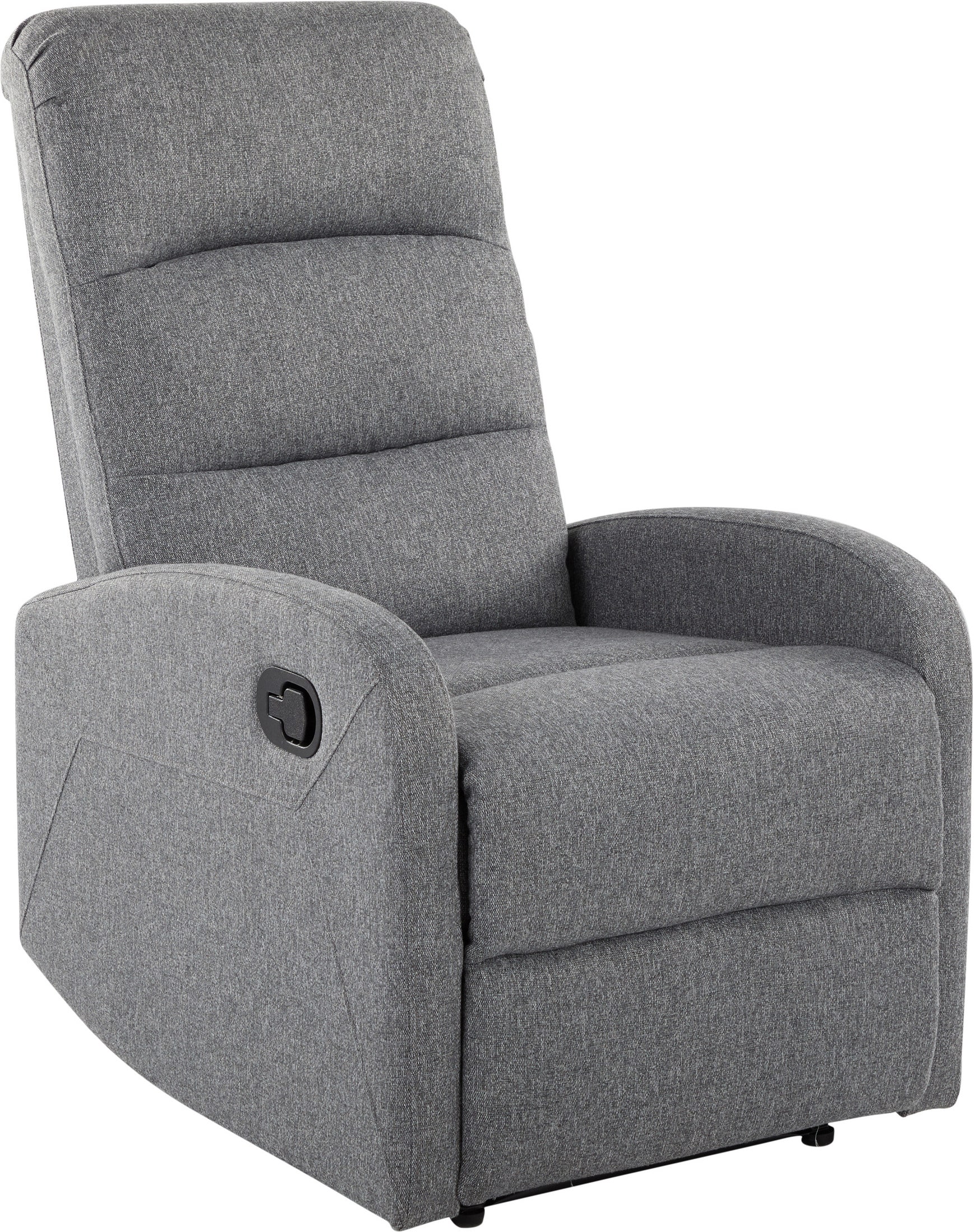 Simone Manual Recliner - Charcoal | Value City Furniture