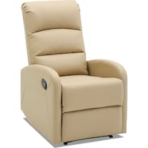 simone light brown recliner   