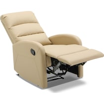 simone light brown recliner   