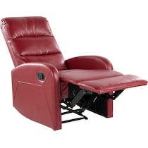 simone red recliner   