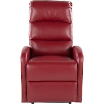 simone red recliner   