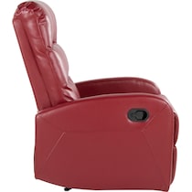 simone red recliner   