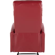 simone red recliner   