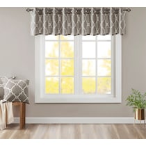 sinclair gray window valence   