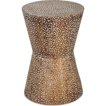 singer gold accent table   