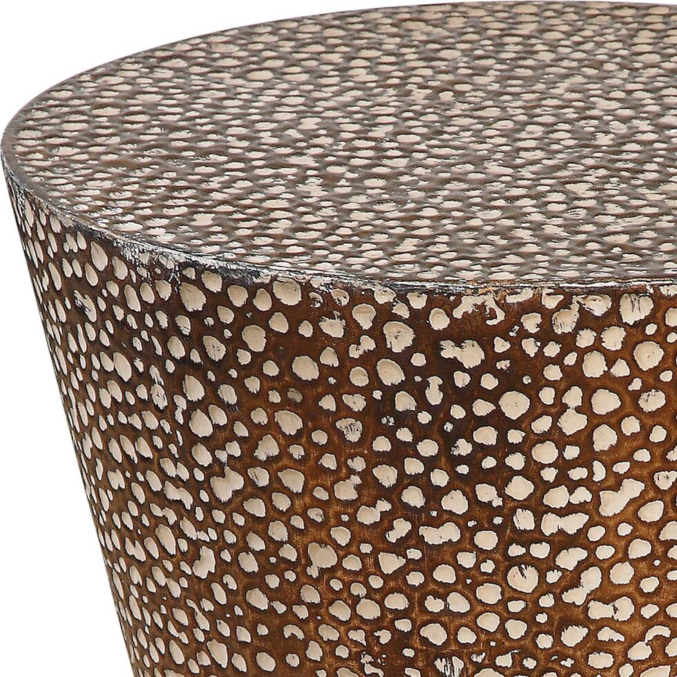 singer gold accent table   