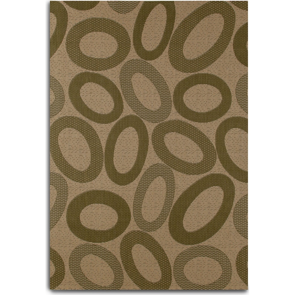 siren light brown outdoor area rug   