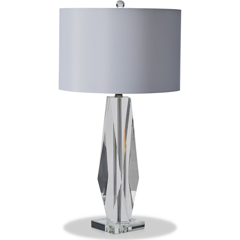 skye glass table lamp   