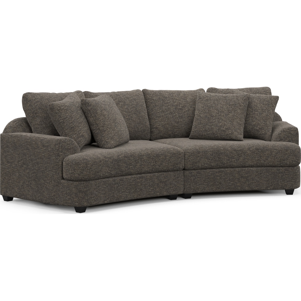 skylar dark brown sofa   