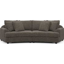skylar dark brown sofa   