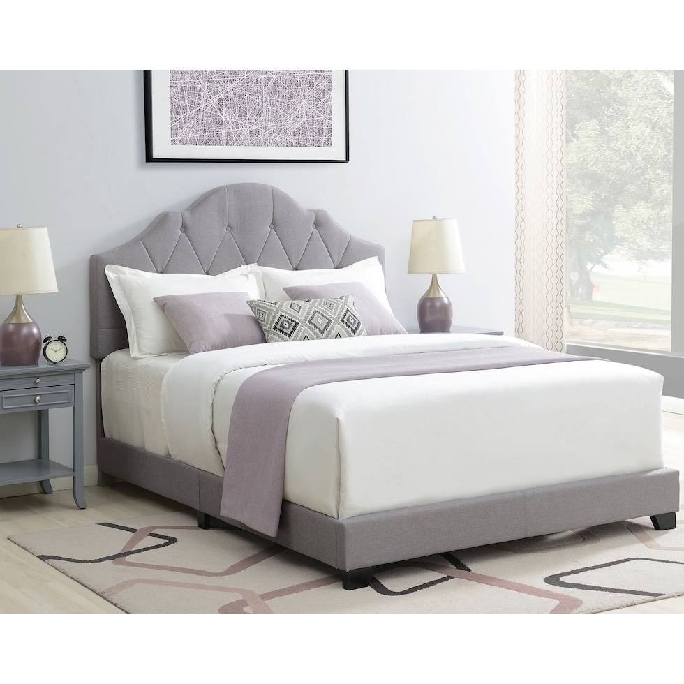 skylar gray king bed   