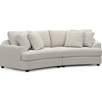 skylar white sofa   
