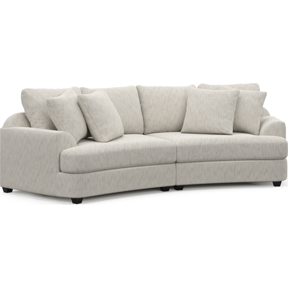 skylar white sofa   