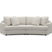skylar white sofa   