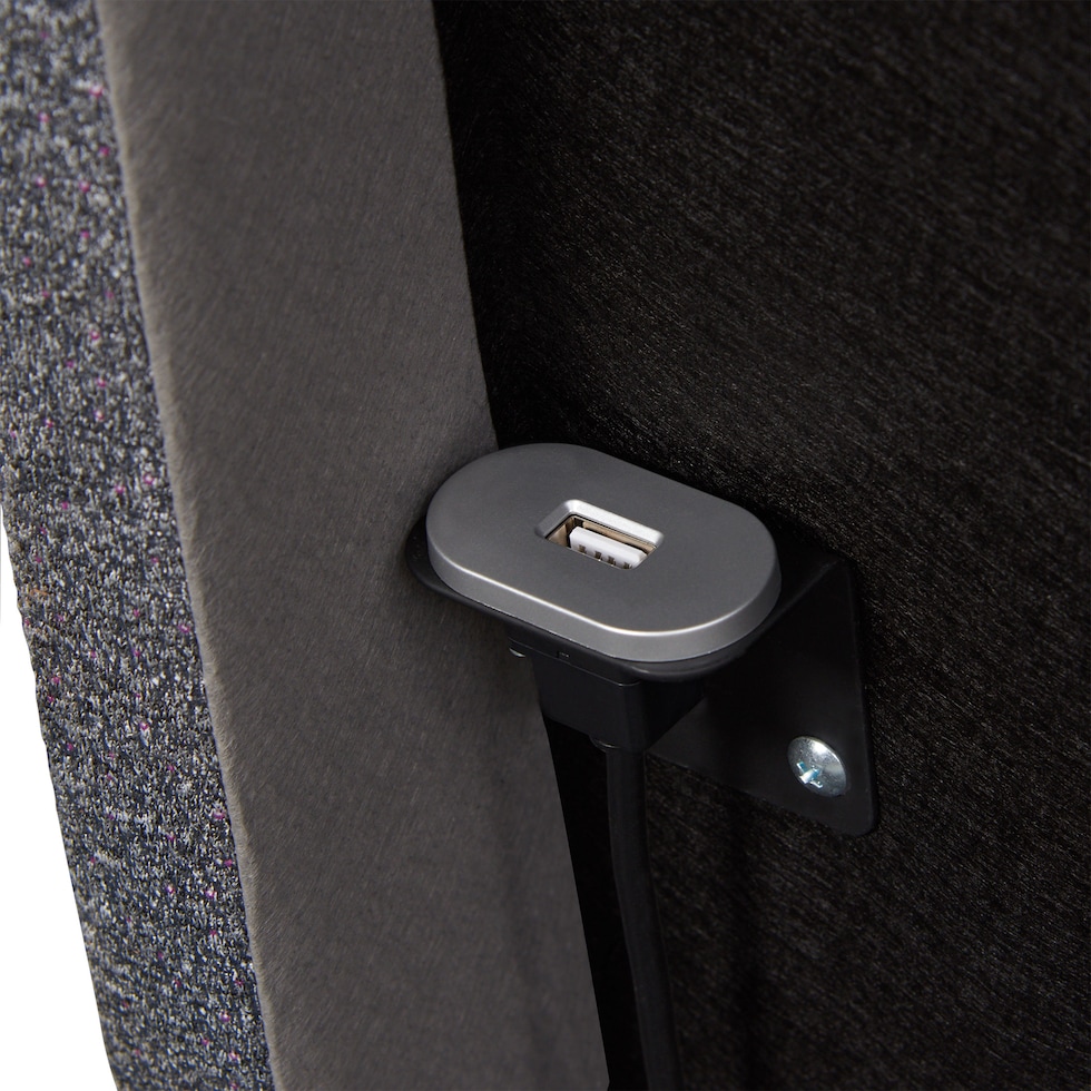 sleepfunction  gray king adjustable foundation   