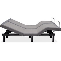 sleepfunction  gray king adjustable foundation   