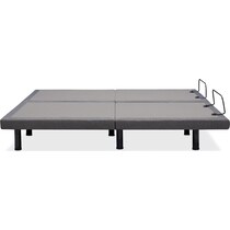 sleepfunction  gray king adjustable foundation   