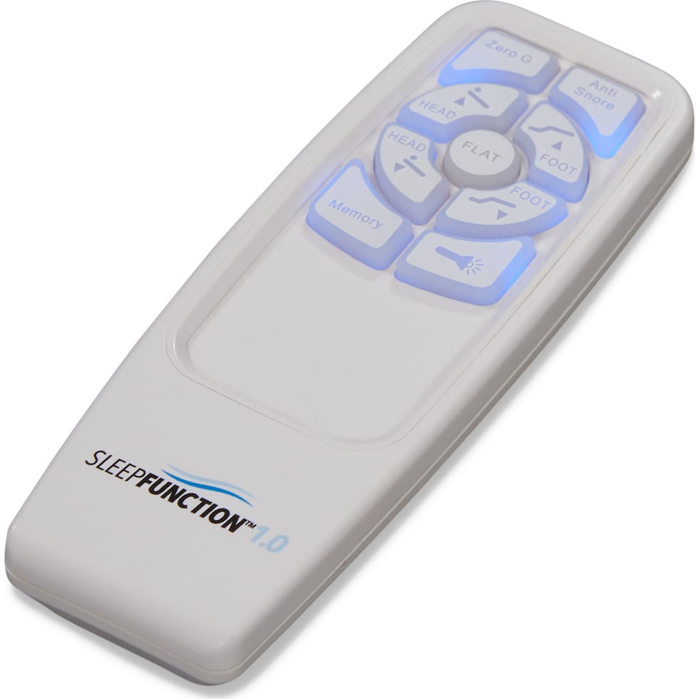 sleepfunction  gray king adjustable foundation   