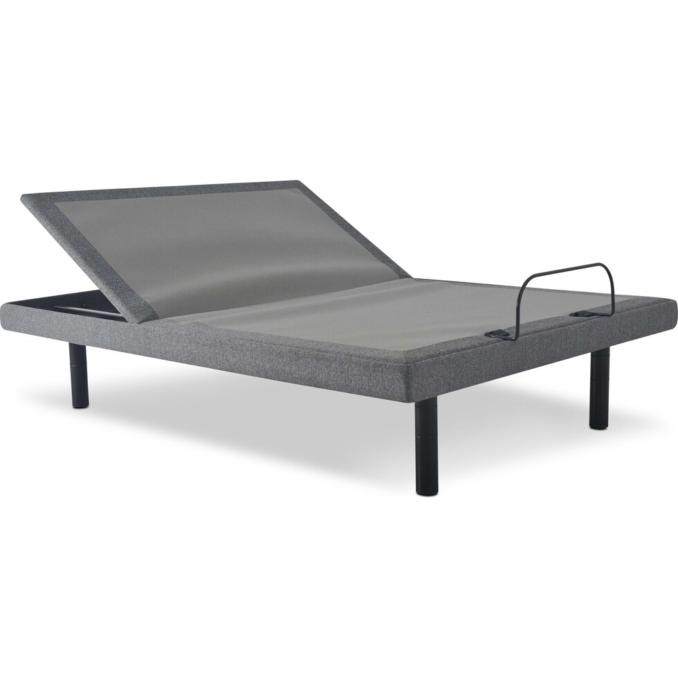 sleepfunction  gray twin xl adjustable foundation   