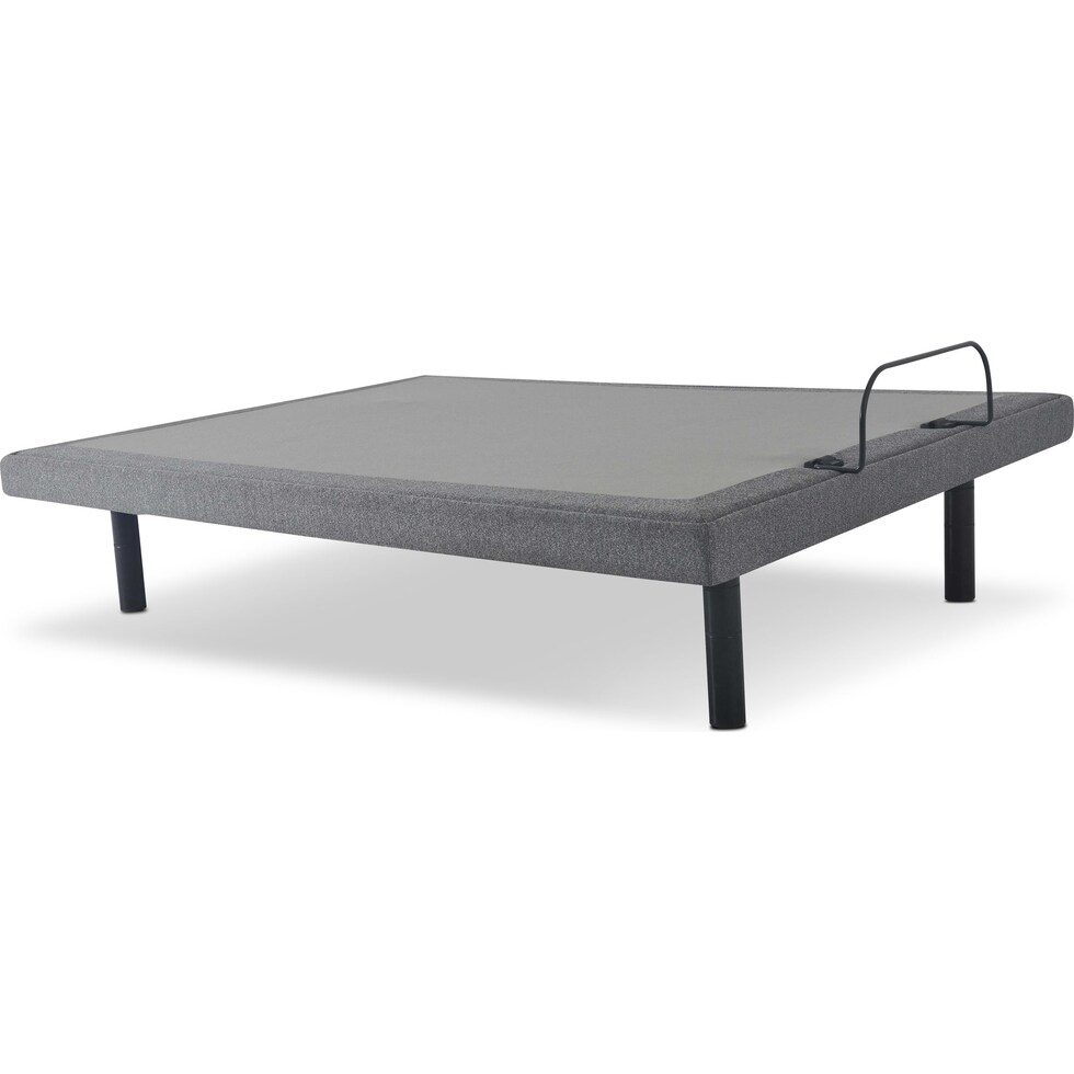 sleepfunction  gray twin xl adjustable foundation   