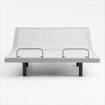 sleeptech gray full adjustable foundation   