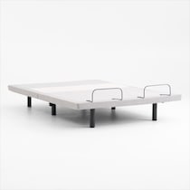 sleeptech gray full adjustable foundation   