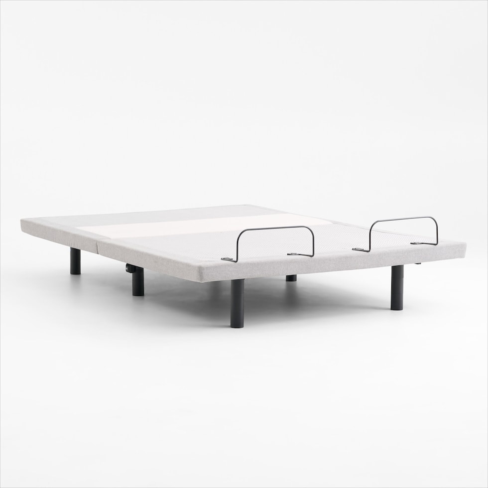 sleeptech gray full adjustable foundation   
