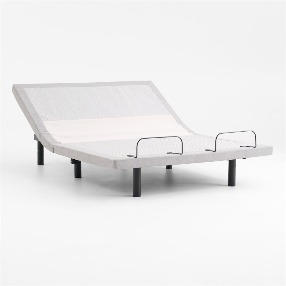 sleeptech gray full adjustable foundation   