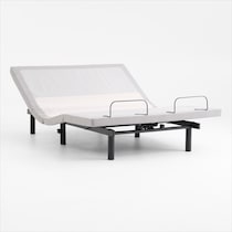 sleeptech gray full adjustable foundation   