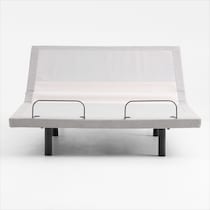 sleeptech gray full adjustable foundation   