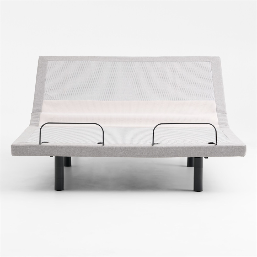 sleeptech gray full adjustable foundation   