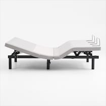 sleeptech gray full adjustable foundation   
