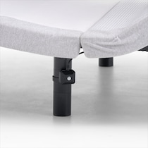 sleeptech gray full adjustable foundation   