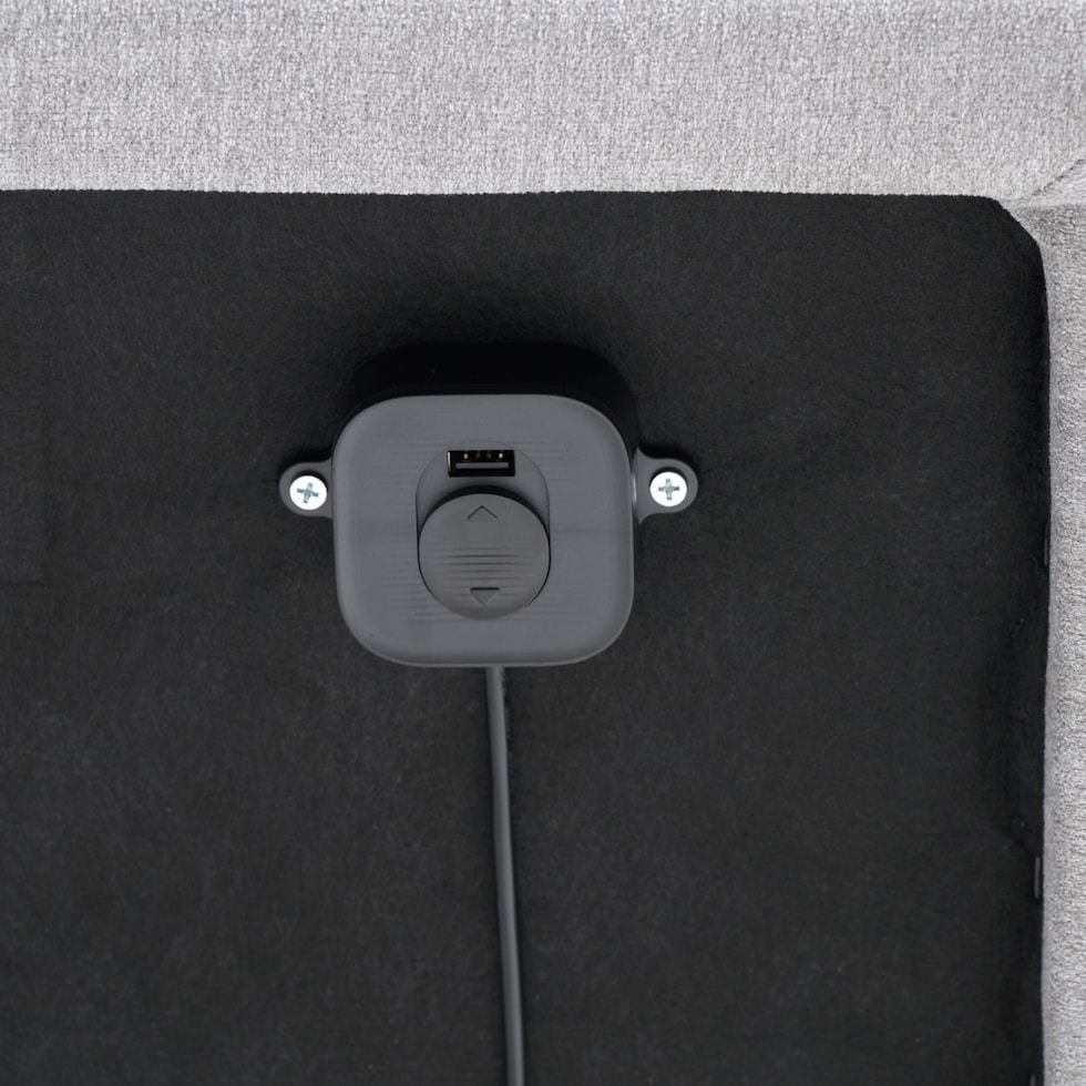 sleeptech gray full adjustable foundation   