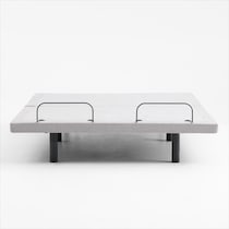 sleeptech gray split king adjustable foundation   