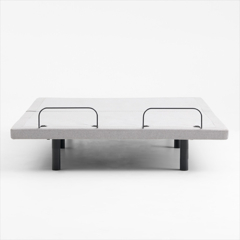 sleeptech gray split king adjustable foundation   