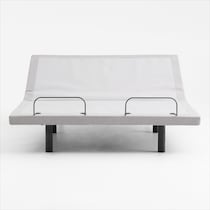 sleeptech gray split king adjustable foundation   